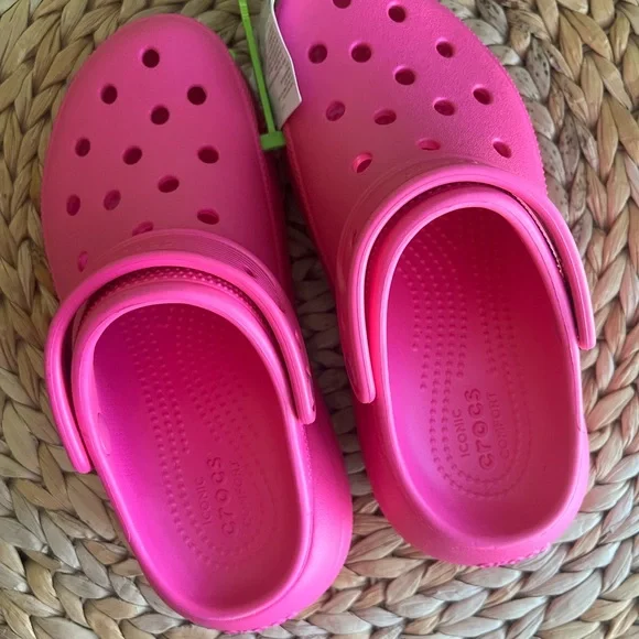 Pink Clogs women size 4 - Picture 4 of 4